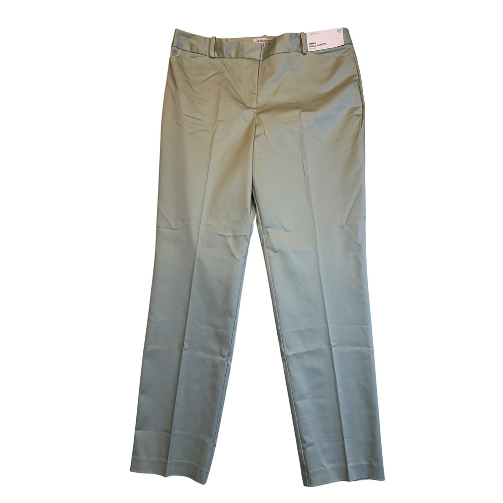 Liz Claiborne Emma Ankle Length Tall Womens Pants Size 10 Tall Mid Rise